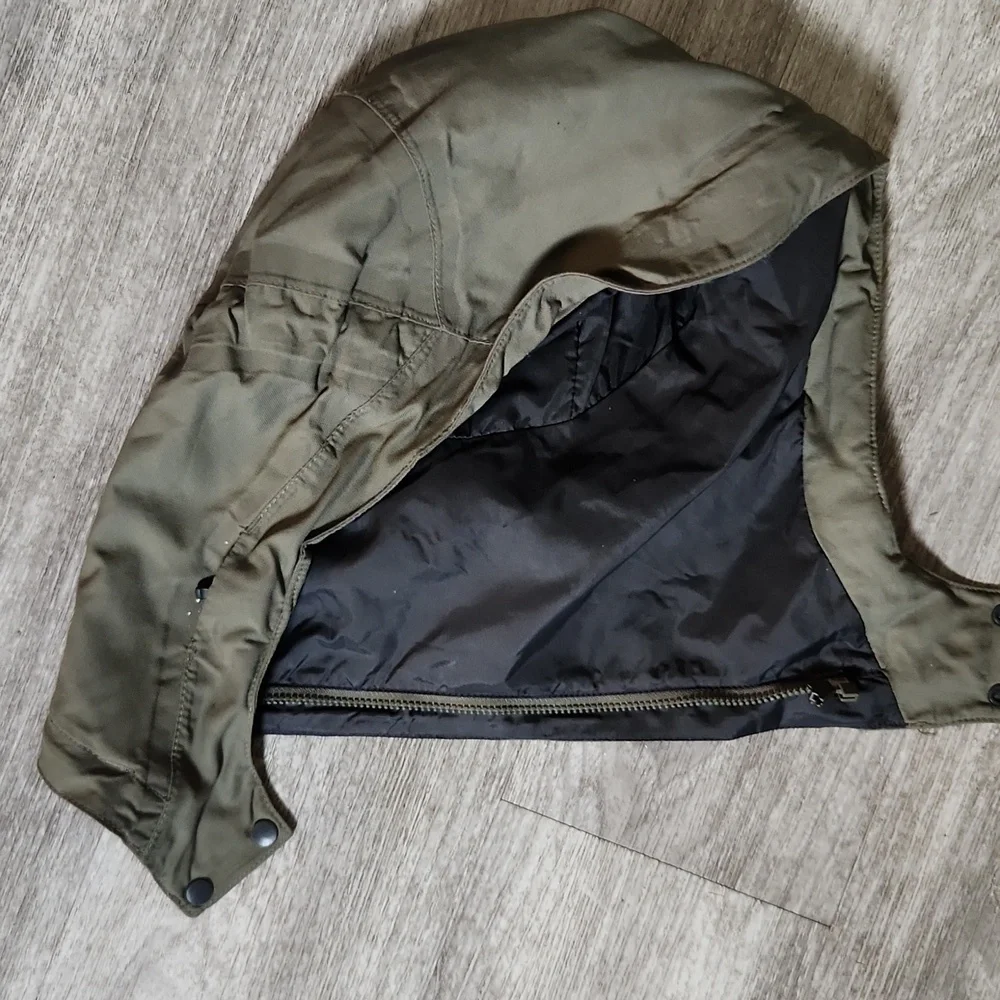The North Face Hyvent Men's Olive and Black Parka Jacket